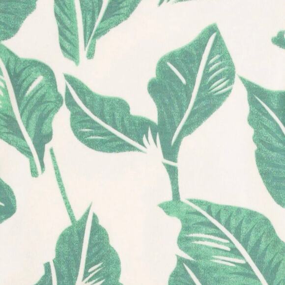 Kate Quinn Jade Leaf Short Sleeve Vintage Collar Button Down Top Size 3T Organic - Picture 6 of 6